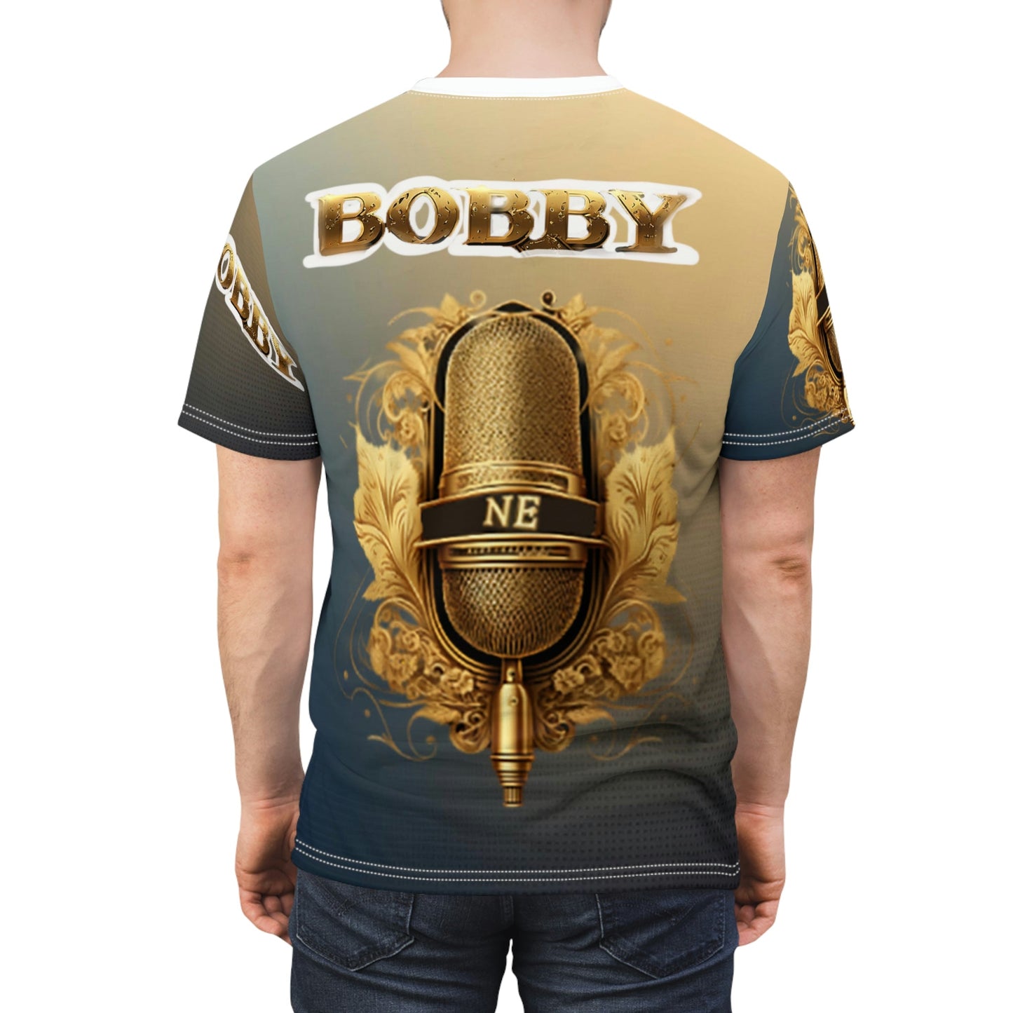 Bobby Logo Unisex AOP Cut & Sew Tee