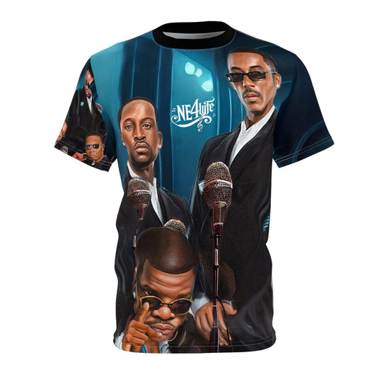 New Edition 4 Lyfe All 6 Blue Unisex Cut & Sew Tee (AOP)