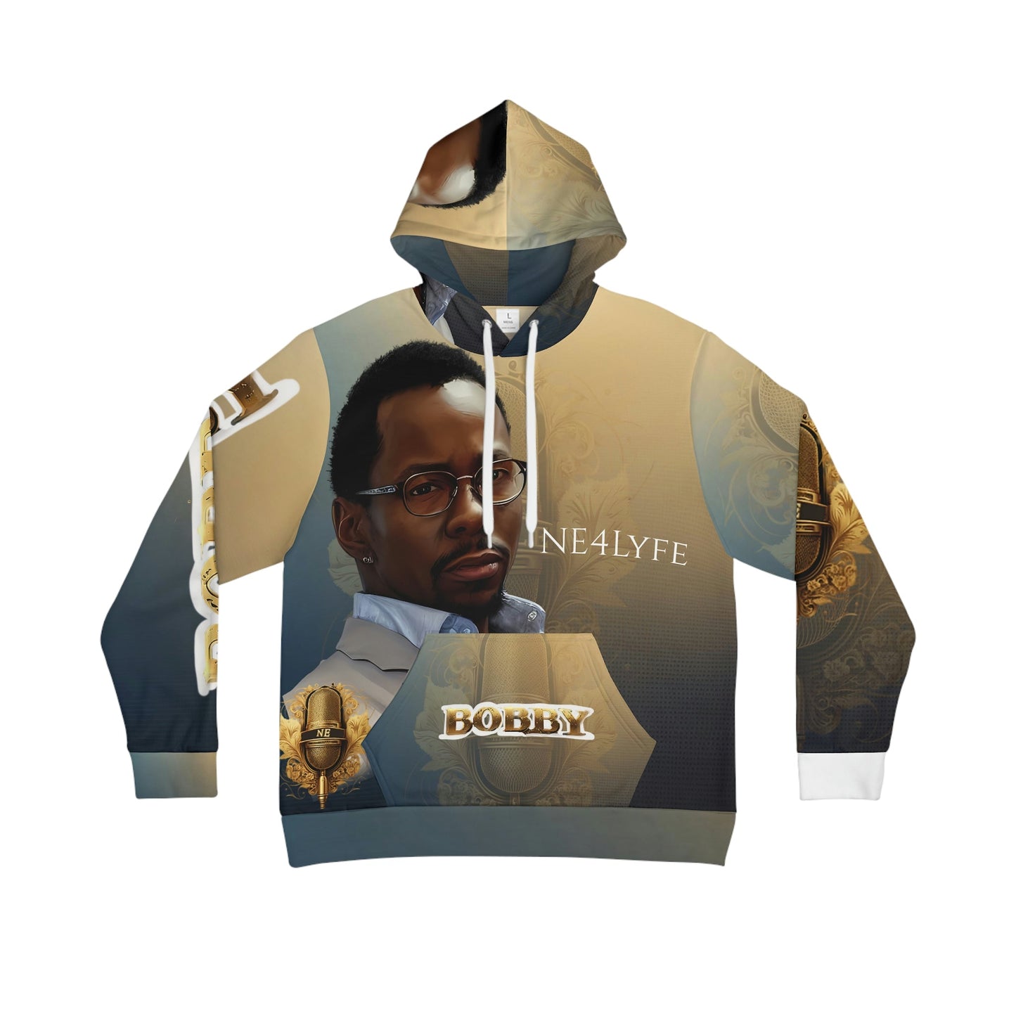 Bobby Logo Men's All-Over-Print Hoodie