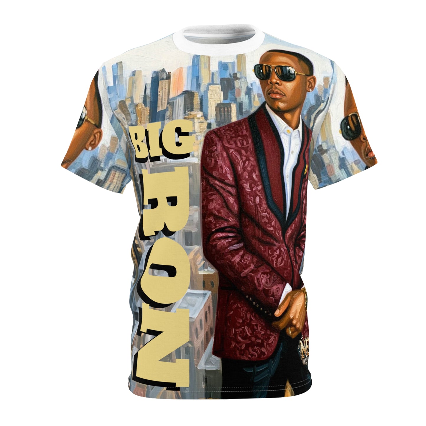 BIG RON Urban Artistic Unisex Tee, Trendy Graphic Shirt, Streetwear Fashion, Casual Wear, Gift for Music Lovers, Hip Hop Style