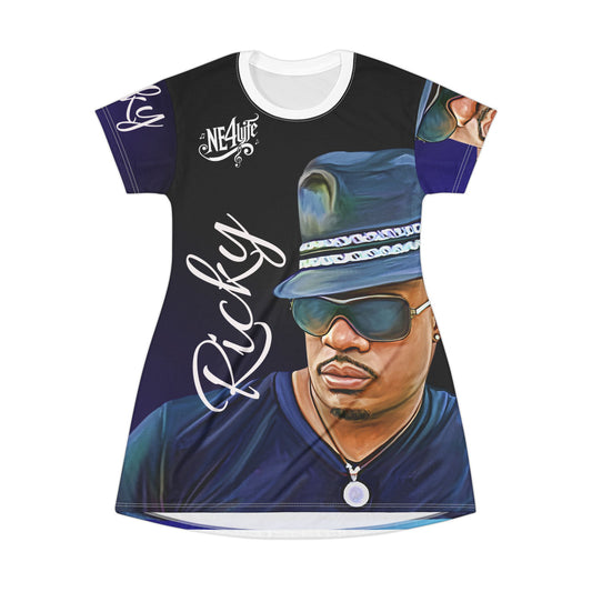 Ricky T-Shirt Dress (AOP)