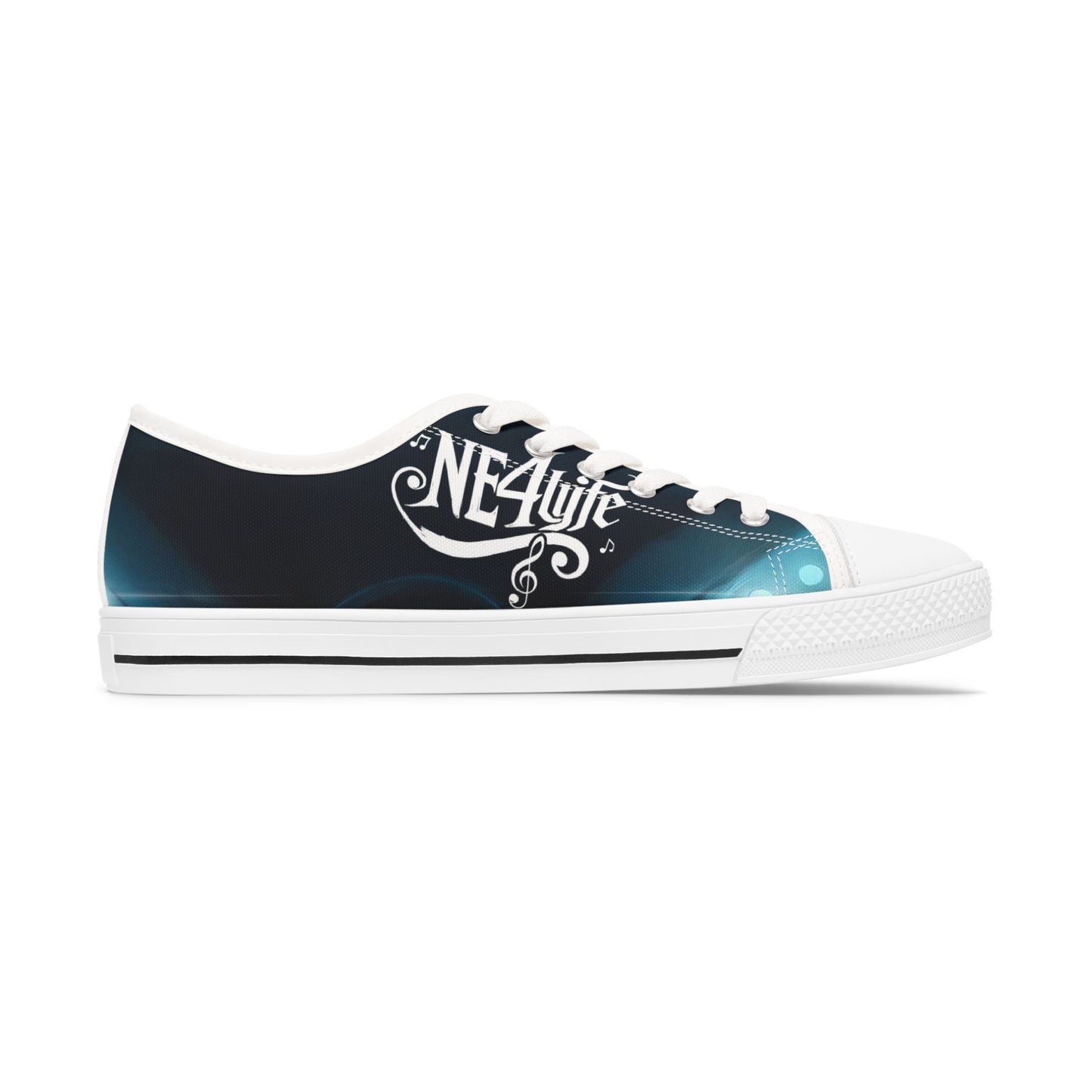 NEW EDITION 4LYFE BLUE Women's Low Top Sneakers