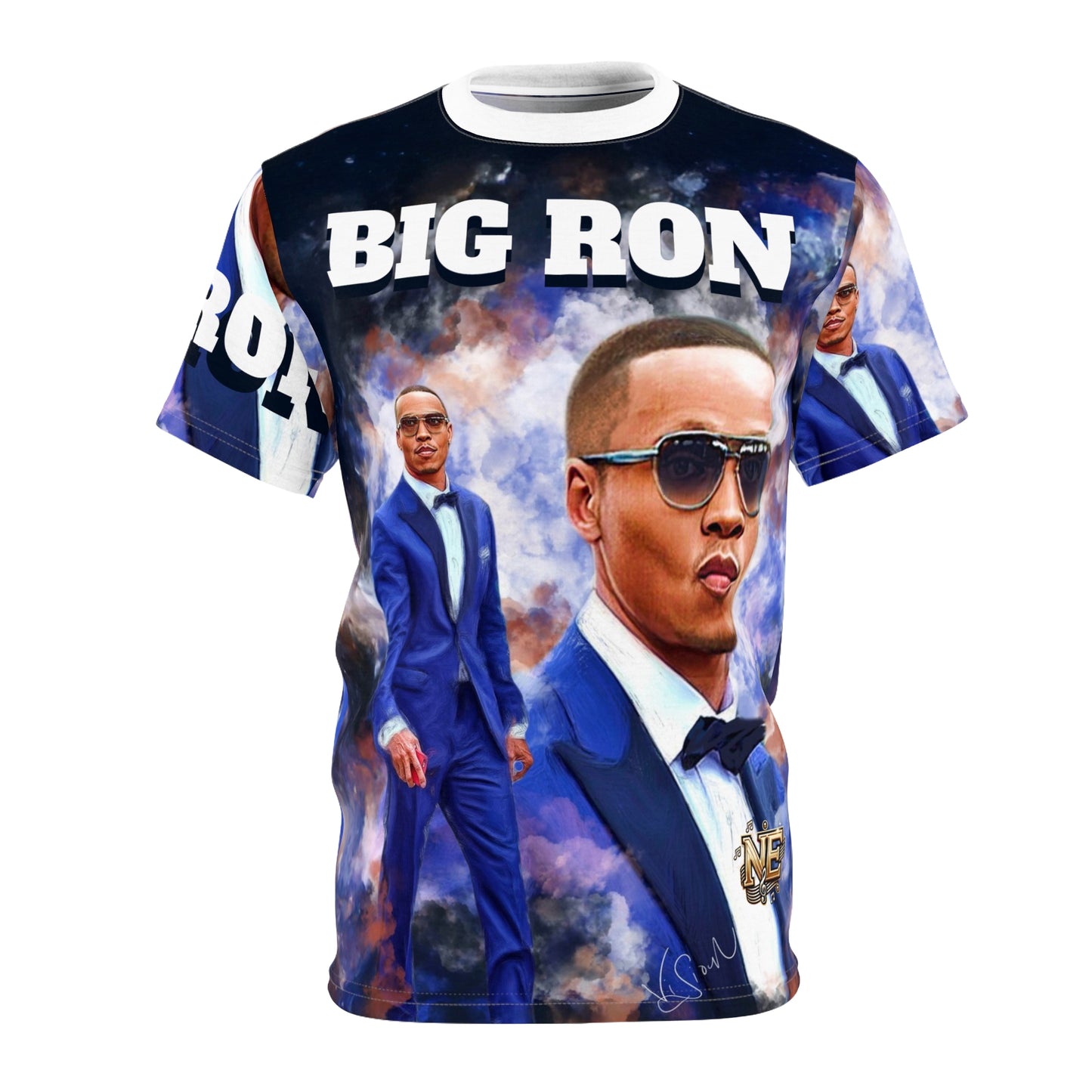 Big Ron Blue Graphic Tee - Stylish Unisex Cut & Sew with Bold Design, Trendy Streetwear, Unique Gift for Fans, Casual Wear, Birthday Gift, [...]