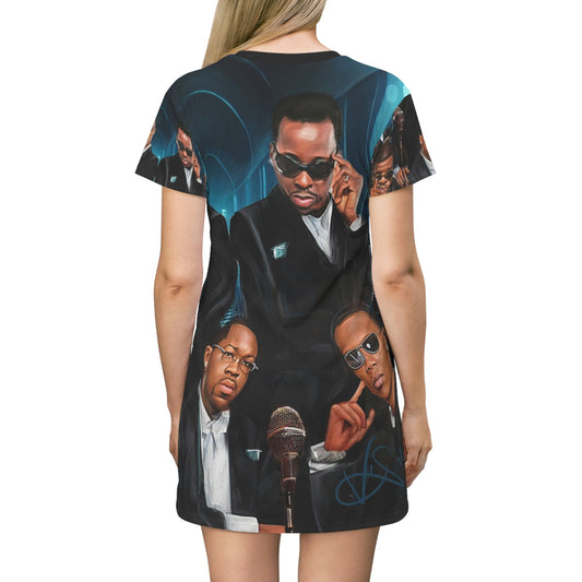 NE in the tunnel All Over Print T-Shirt Dress
