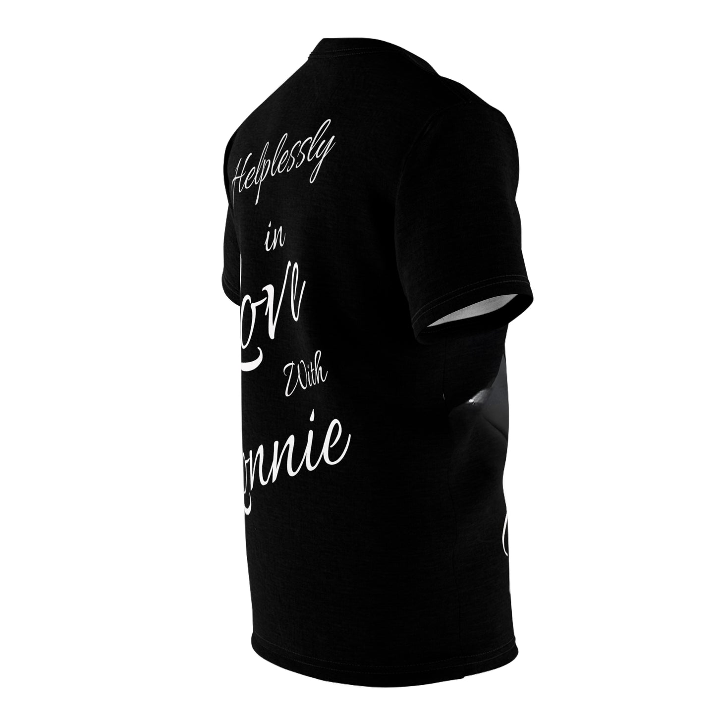 Ronnie Black and White Unisex Cut & Sew Tee (AOP)
