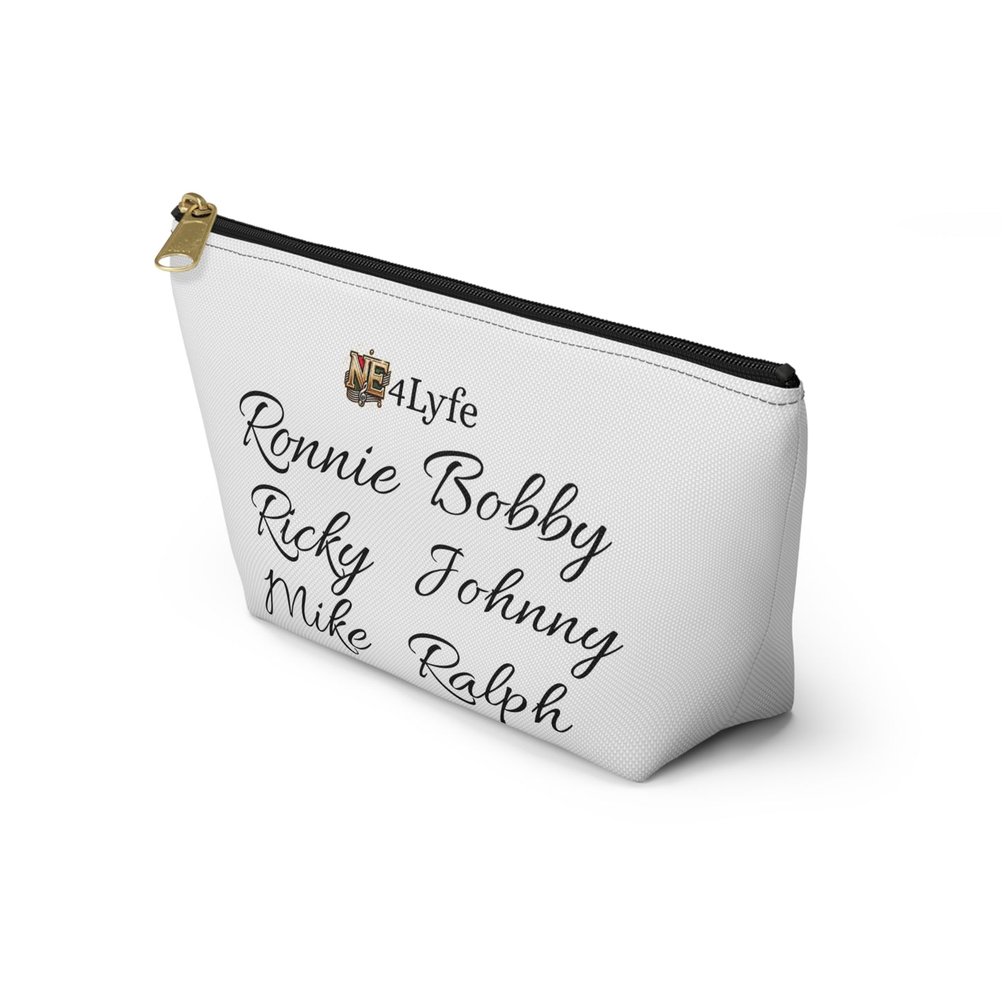 NE4Lyfe Logo Gold Accessory Pouch w T-bottom